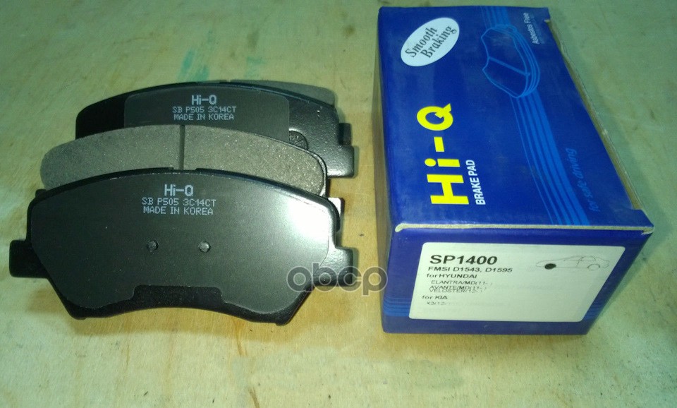 Колодки передние SANGSIN BRAKE SP1400